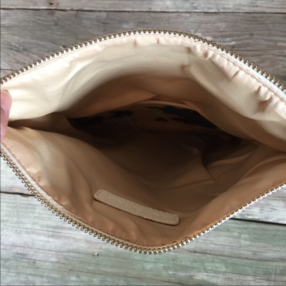 Rachel Pally Reversible Clutch Tan Floral Bloom - Picture 9 of 11